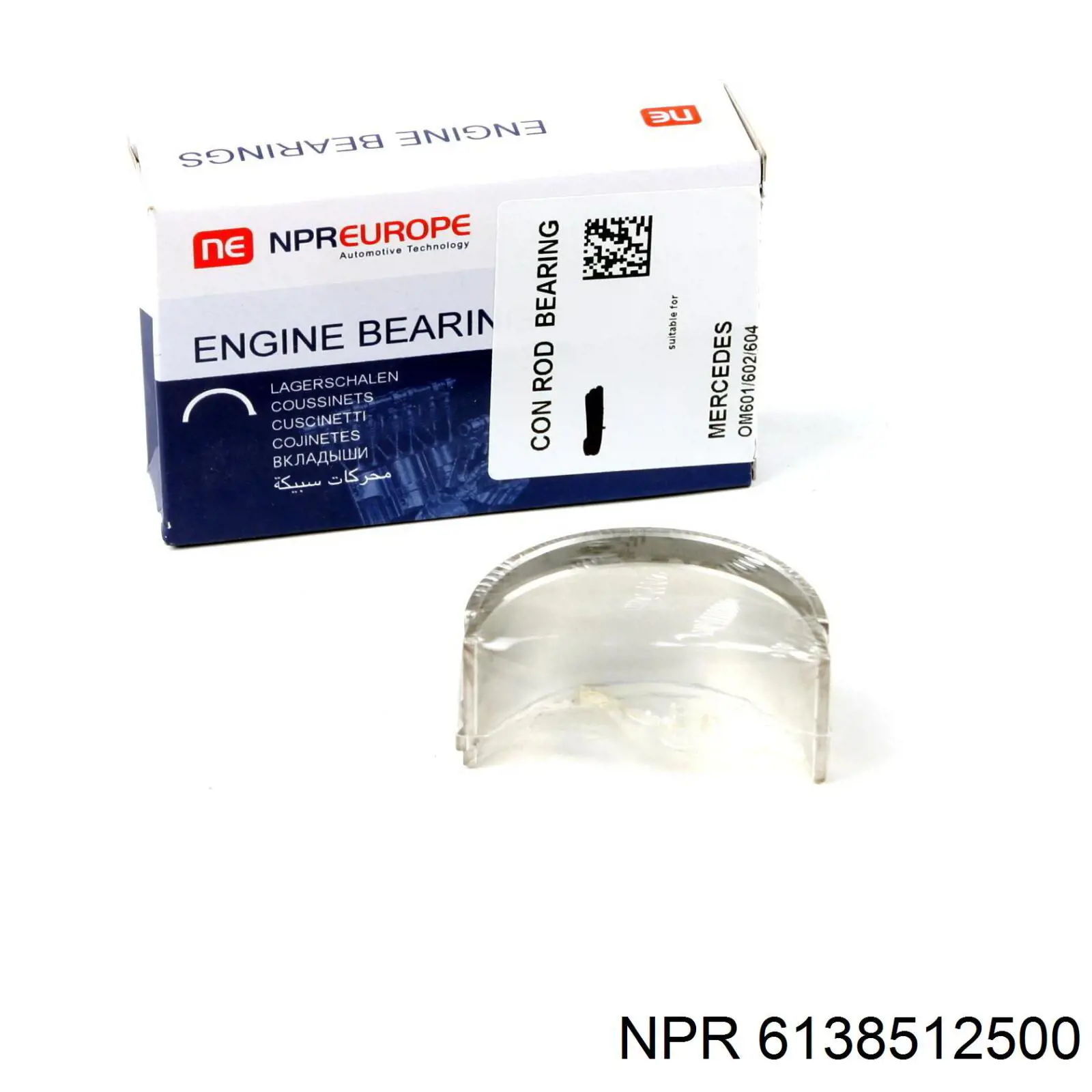 Compre 6138512500 NE/NPR Folhas inseridas de cambota de biela, kit, 1ª reparação ( + 0,25)