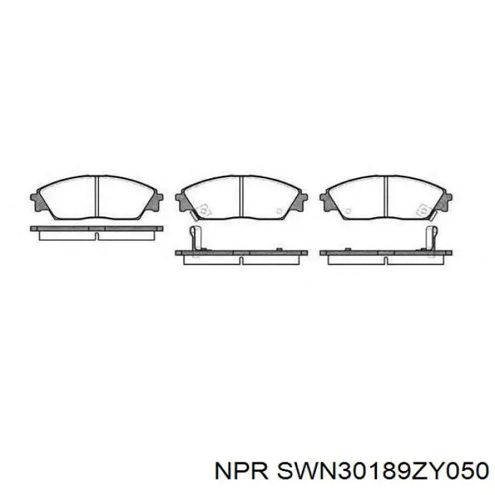 12035JG30A Nissan/Infiniti Kit de anéis de pistão de motor, 2ª reparação ( + 0,50)