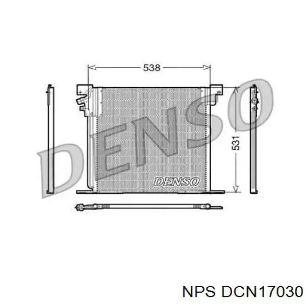 Radiador de aparelho de ar condicionado Mercedes 6388350170 preço, a partir de 91,51 USD