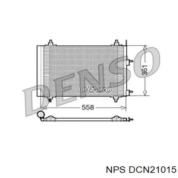 Compre 868482U Peugeot/Citroen Radiador de aparelho de ar condicionado