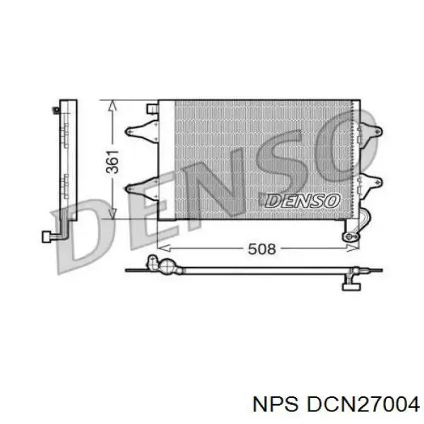 Compre 0530160015 Depo/Loro/Abakus Radiador de aparelho de ar condicionado