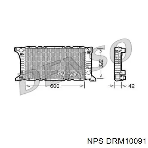 TP1562177 Tempest Radiador de esfriamento de motor