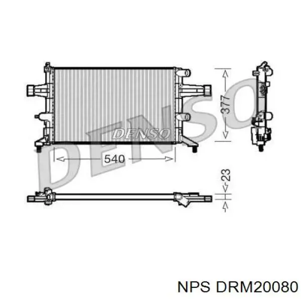 Radiador de esfriamento de motor Tempest TP1563016 preço, a partir de 61,45 USD