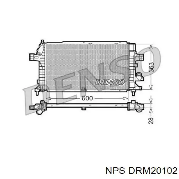 Radiador de esfriamento de motor Depo/Loro/Abakus 0370170069 preço, a partir de 87,03 USD