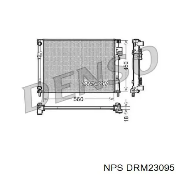 Compre 91166001 Opel Radiador de esfriamento de motor