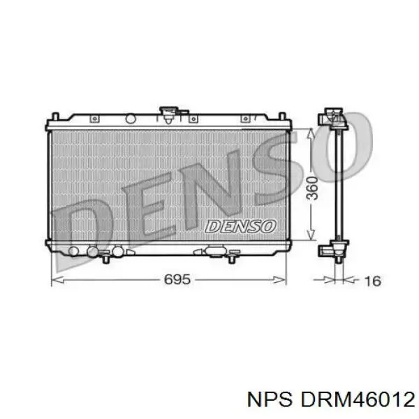 Radiador de esfriamento de motor Nissan/Infiniti 21410BM402 preço, a partir de 101,15 USD