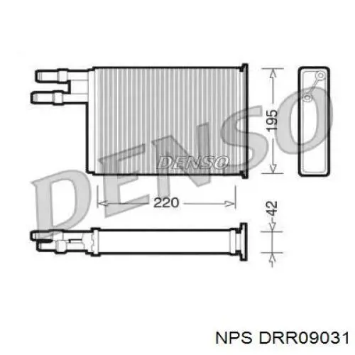 Radiador de forno (de aquecedor) BR401 Magneti Marelli