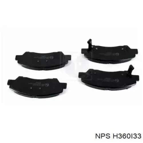 Compre J3600555 Jakoparts Sapatas do freio dianteiras de disco