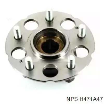 Cubo traseiro MW51504 Masuma