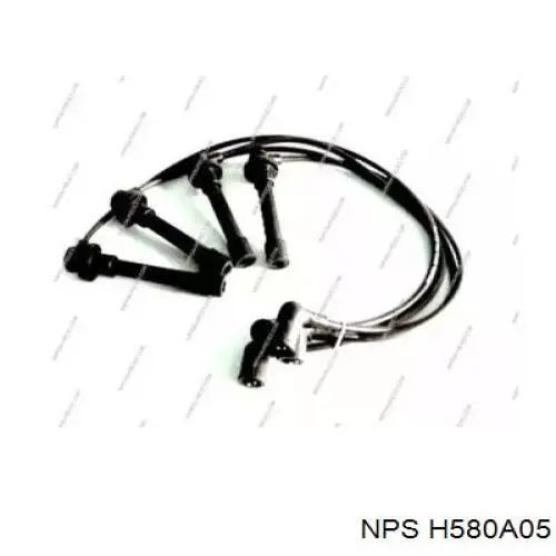 RCHE89 NGK Fios de alta voltagem, kit