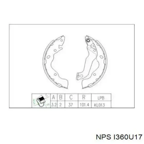 Sapatas do freio dianteiras de disco Rider ST29258PRO preço, a partir de 96,57 USD