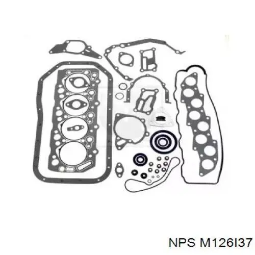 MD972215 Mitsubishi Kit de vedantes de motor completo