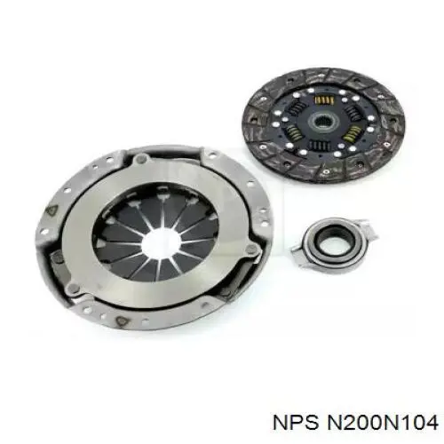 Kit de embraiagem (3 peças) NSK025 VALEO