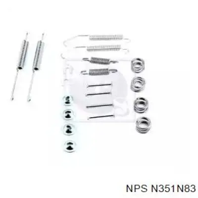 182588 Febi Kit de montagem das sapatas traseiras de tambor