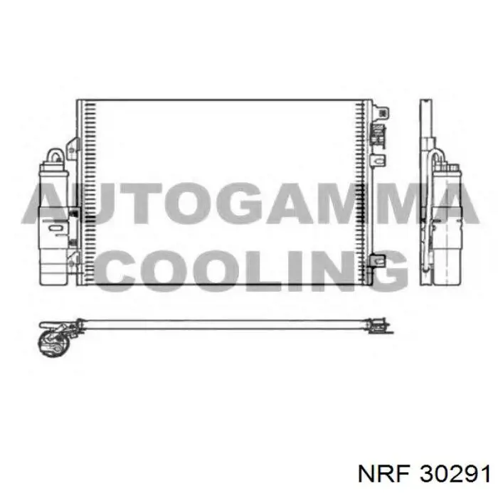 Radiador de intercooler 3L145003 AND