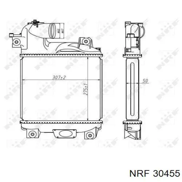 Radiador de intercooler Toyota 179400L030 preço, a partir de 258,16 USD