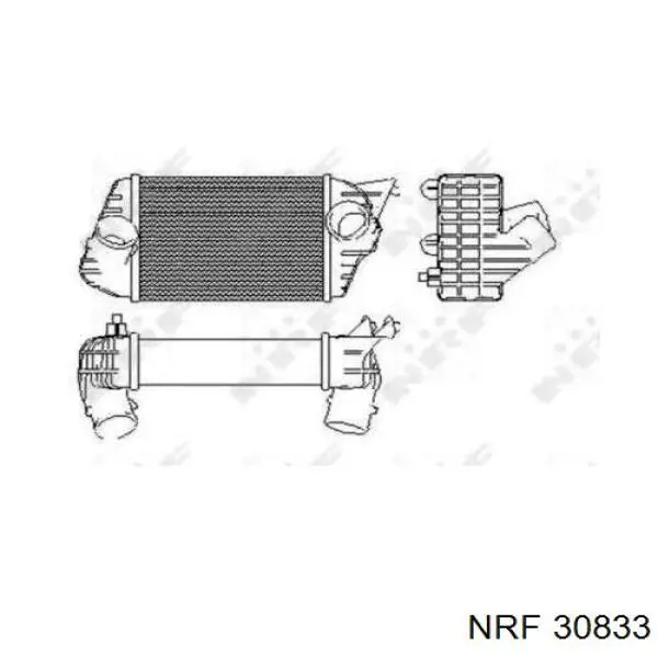 Compre 838065000 Fiat/Alfa/Lancia Radiador de intercooler
