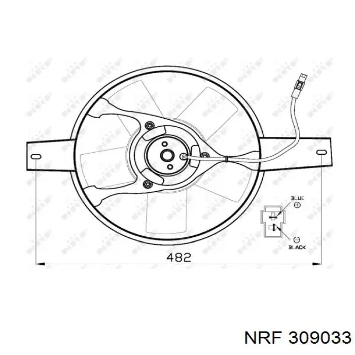 Radiador de intercooler 1382429080 Fiat/Alfa/Lancia