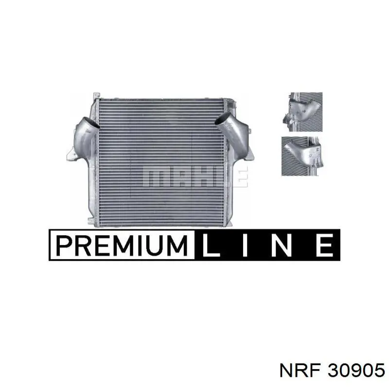 Compre 30905 NRF Radiador de intercooler