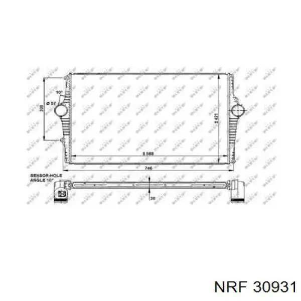 Compre 30931 NRF Radiador de intercooler