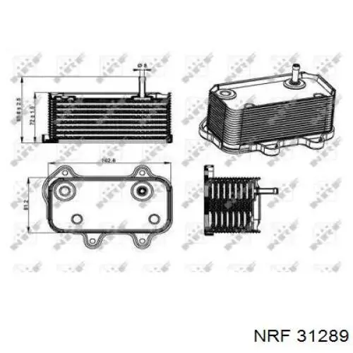 Radiador de óleo (frigorífico), debaixo de filtro Metalcaucho 06411 preço, a partir de 75,63 USD