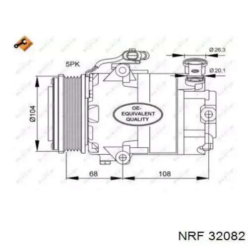 Compre 93168631 Opel Compressor de aparelho de ar condicionado