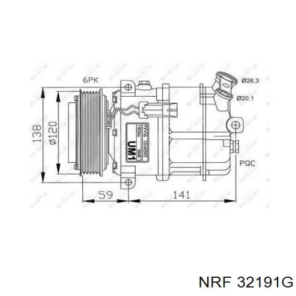 Compressor de aparelho de ar condicionado Fiat/Alfa/Lancia 51760316 preço, a partir de 57,99 USD