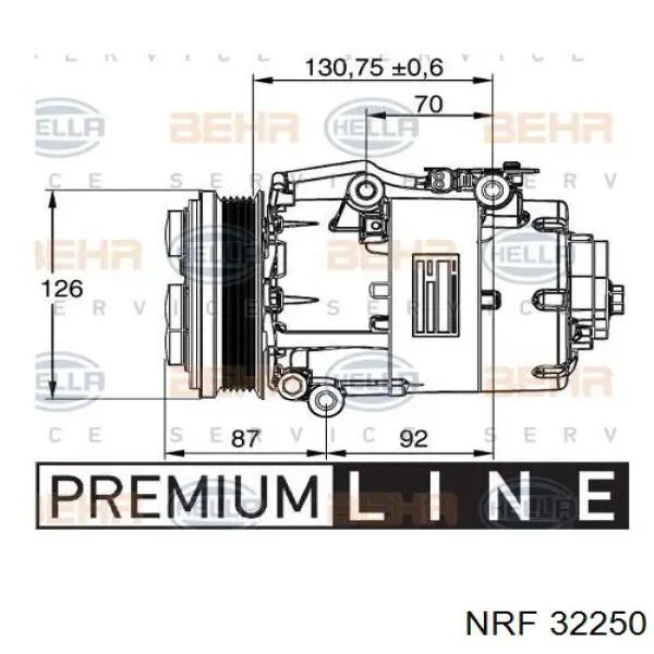 Compre 32250 NRF Compressor de aparelho de ar condicionado