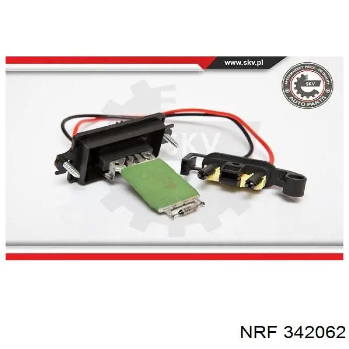 Resistor (resistência) de ventilador de forno (de aquecedor de salão) 6012KST1 Polcar