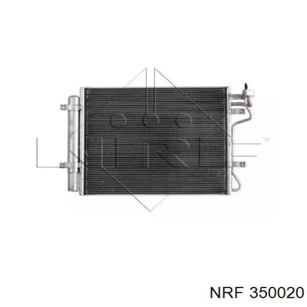 Radiador de aparelho de ar condicionado 350020 NRF