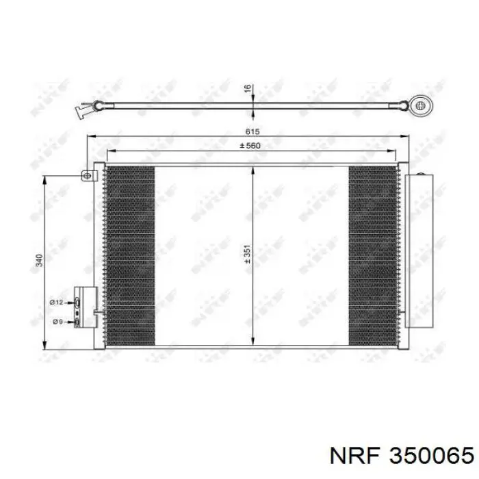 Radiador de aparelho de ar condicionado Fiat/Alfa/Lancia 52102802 preço, a partir de 114,07 USD