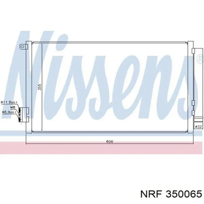 Compre 52102802 Fiat/Alfa/Lancia Radiador de aparelho de ar condicionado