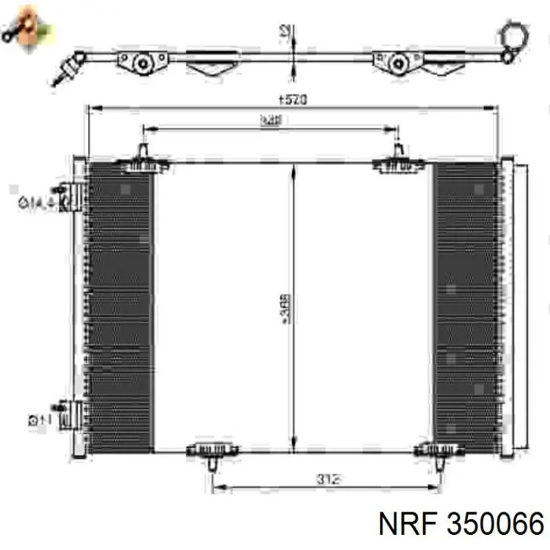Compre FP54K37AV AVA Radiador de aparelho de ar condicionado