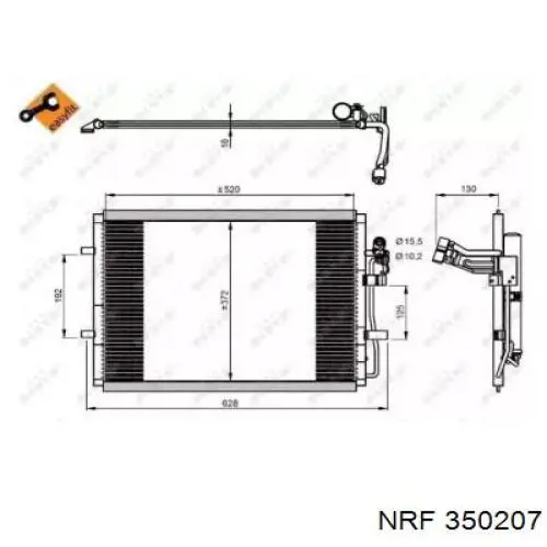 BBR461480B Mazda Radiador de aparelho de ar condicionado