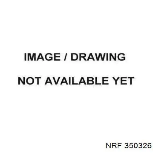 350326 NRF Radiador de aparelho de ar condicionado