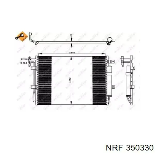 Compre LR018405 Land Rover Radiador de aparelho de ar condicionado