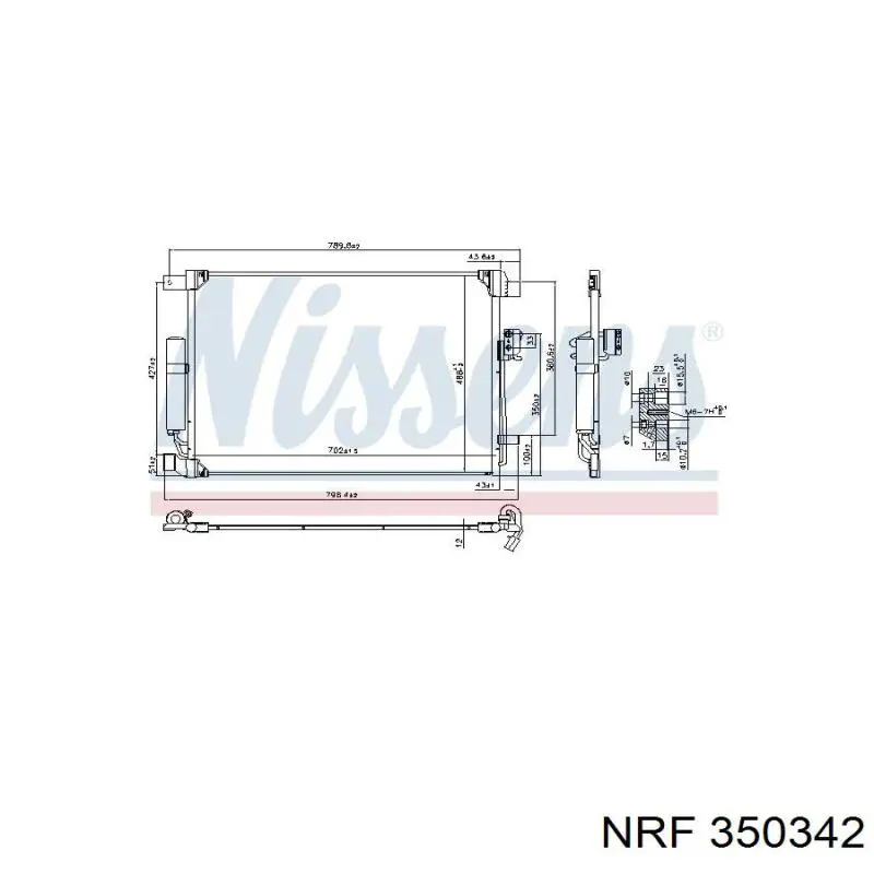 Compre 921004KJ0A Nissan/Infiniti Radiador de aparelho de ar condicionado