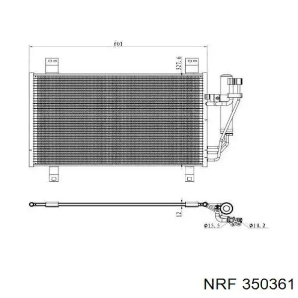 822589 VALEO Radiador de aparelho de ar condicionado
