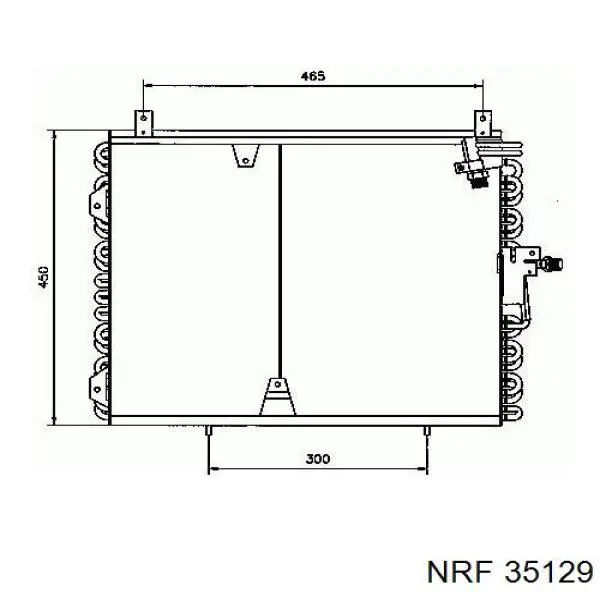 Compre 35129 NRF Radiador de aparelho de ar condicionado