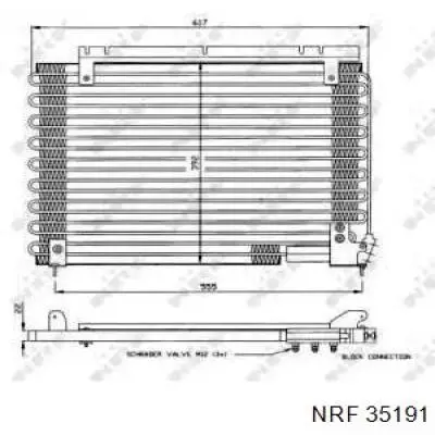 Compre 35191 NRF Radiador de aparelho de ar condicionado