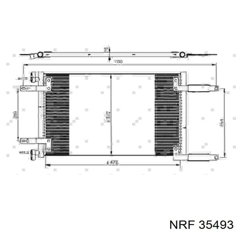 Radiador de aparelho de ar condicionado NRF 35493 preço, a partir de 72,17 USD