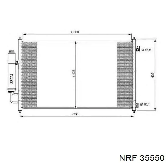 Compre 35550 NRF Radiador de aparelho de ar condicionado