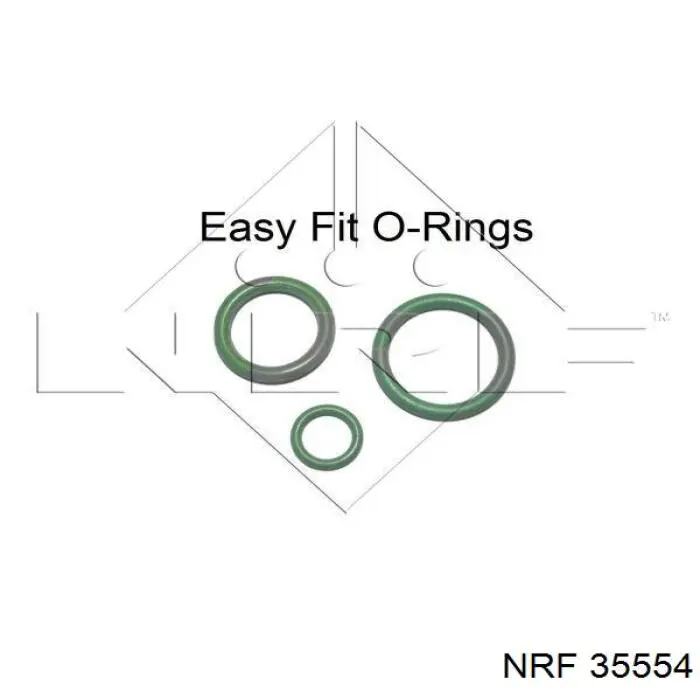 Compre 35554 NRF Radiador de aparelho de ar condicionado