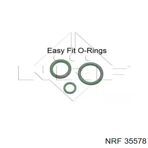 Compre 35578 NRF Radiador de aparelho de ar condicionado