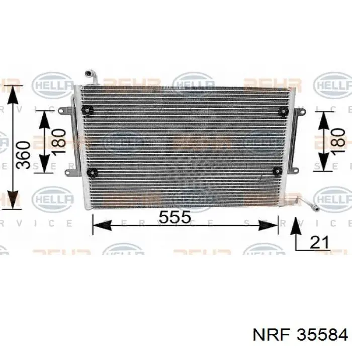 Compre 35584 NRF Radiador de aparelho de ar condicionado