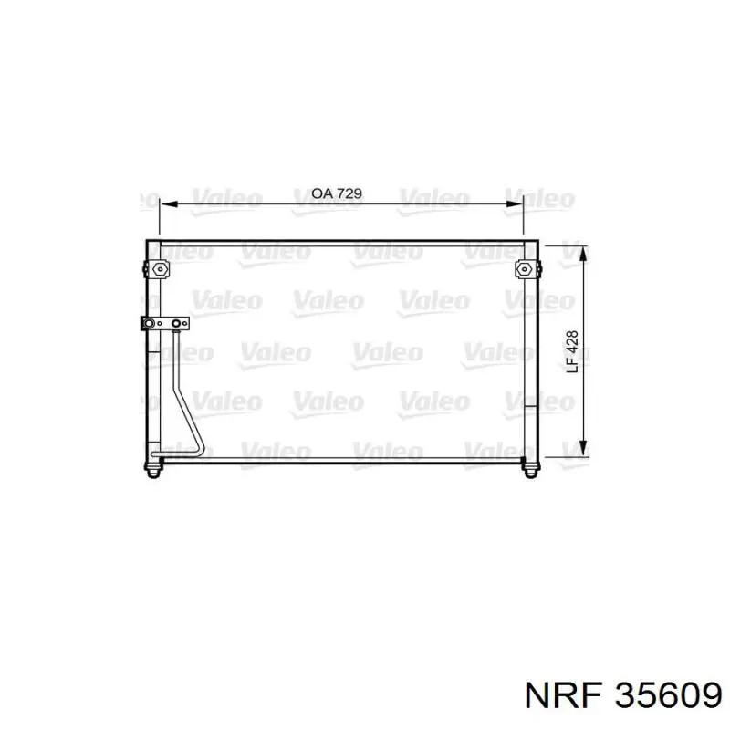Compre 35609 NRF Radiador de aparelho de ar condicionado