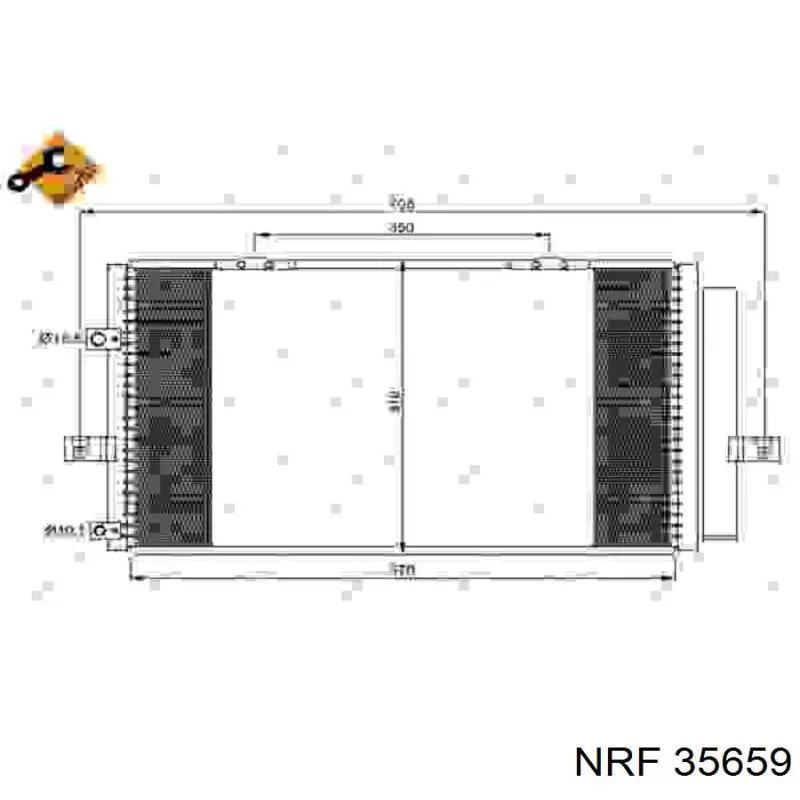 Radiador de aparelho de ar condicionado NRF 35659 preço, a partir de 95,34 USD