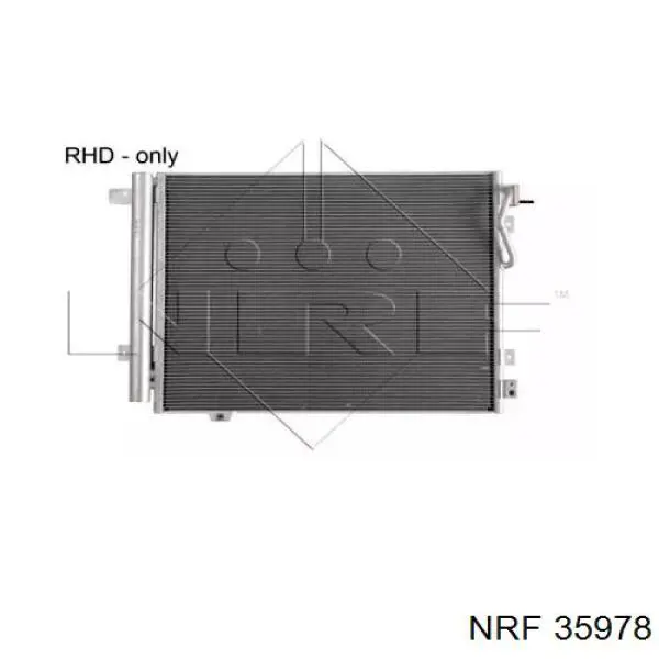 35978 NRF Radiador de aparelho de ar condicionado