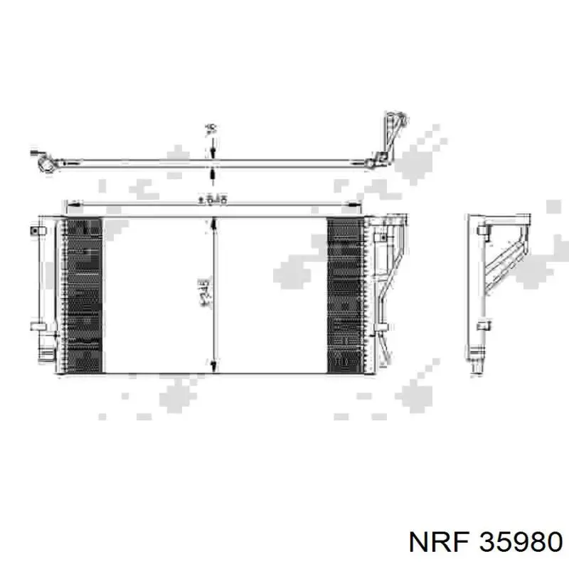 Radiador de aparelho de ar condicionado NRF 35980 preço, a partir de 109,76 USD