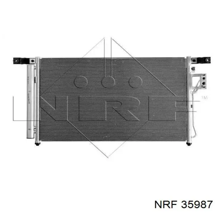 35987 NRF Radiador de aparelho de ar condicionado